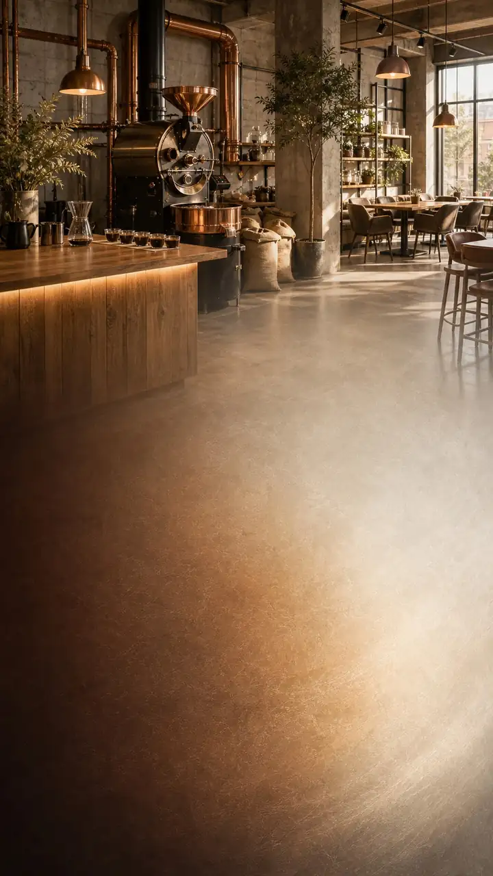 Coffee roastery loft