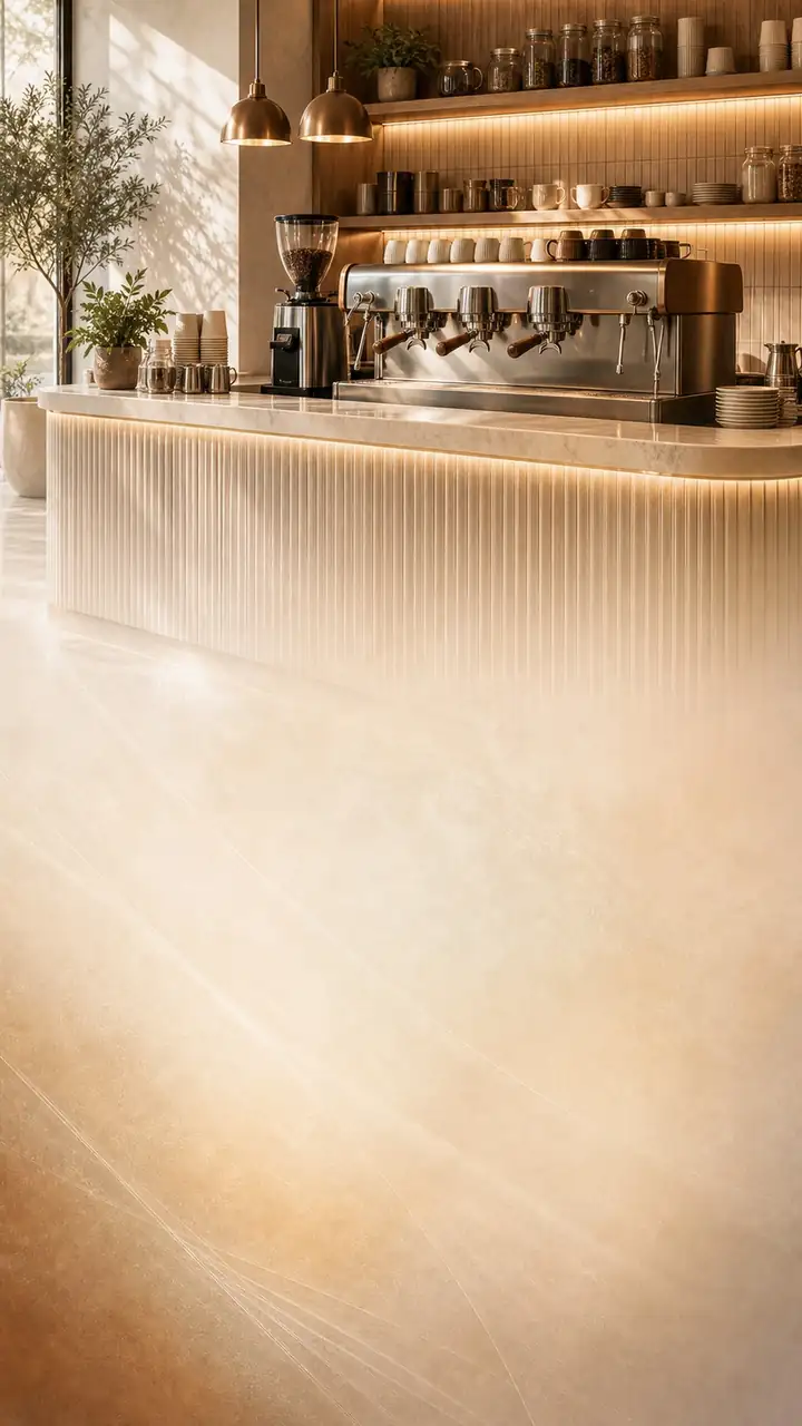 Espresso bar counter