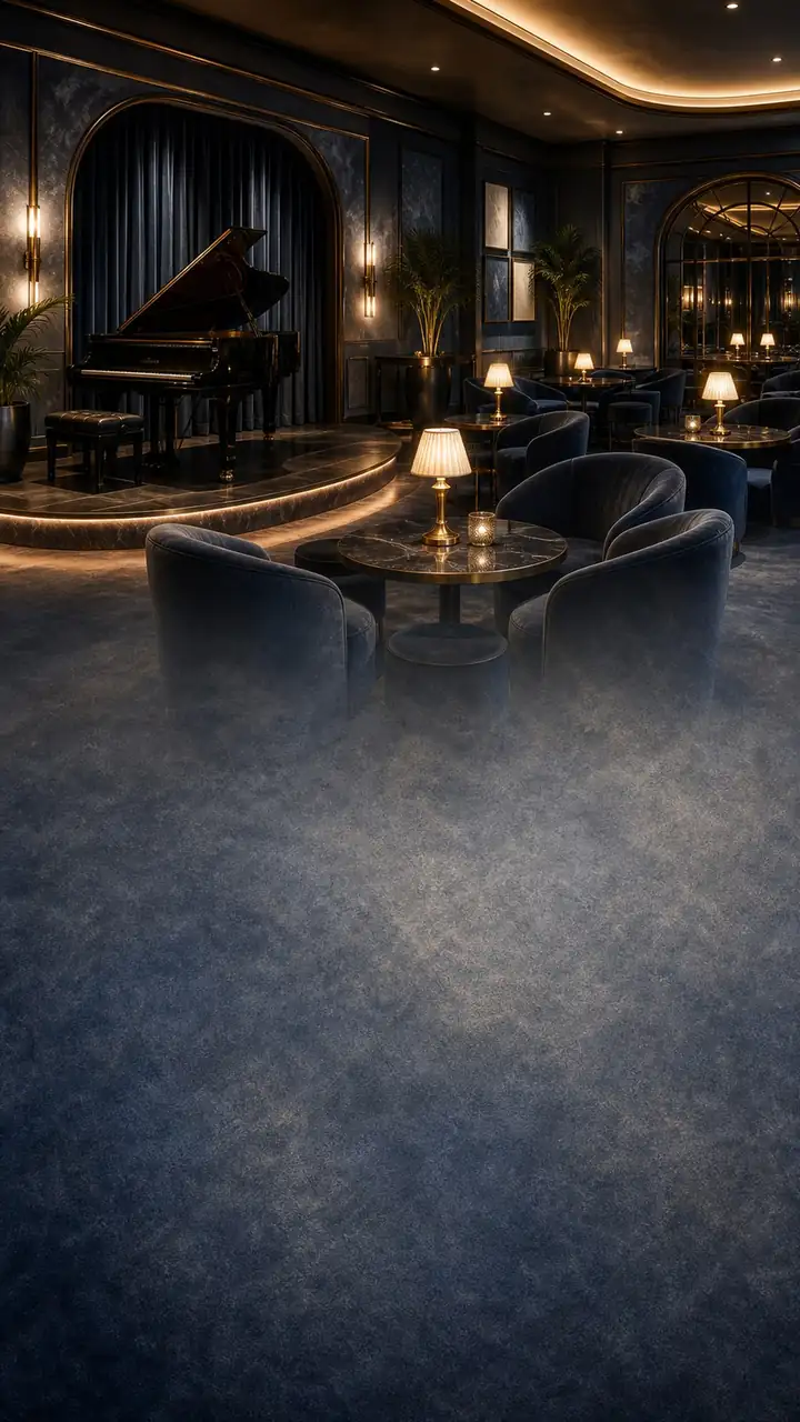 Noir jazz salon