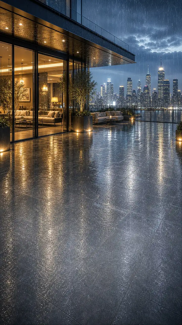 Silver rain penthouse