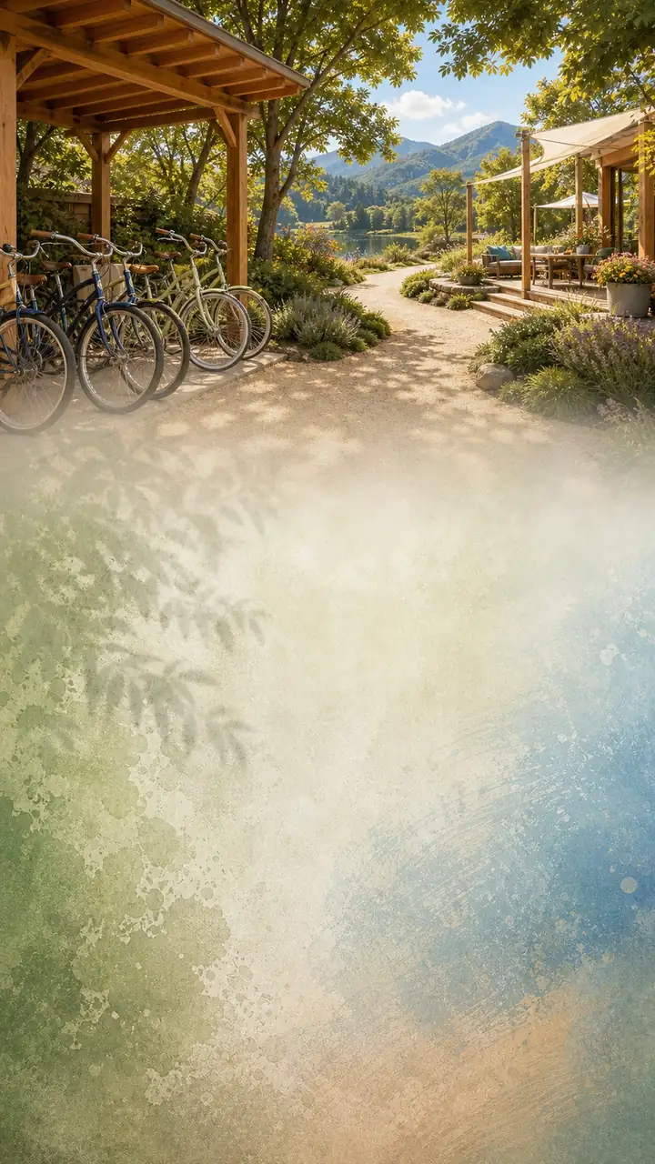 Bike trail resort