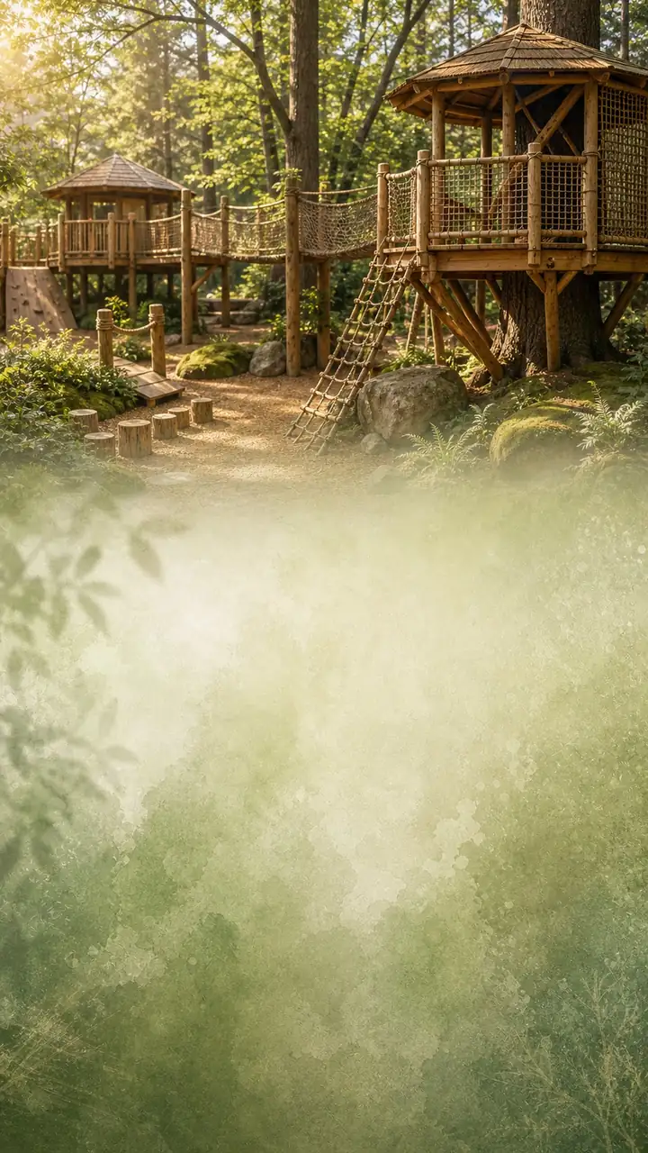 Treehouse nature play