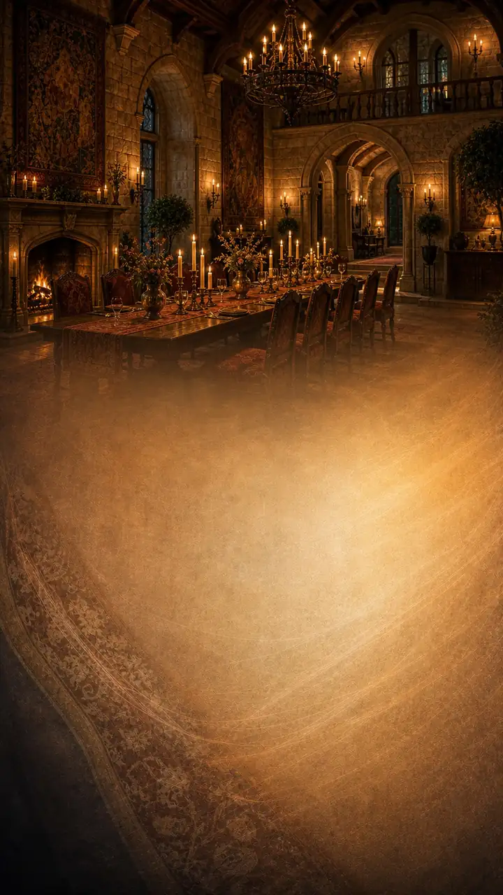 Candlelit great hall