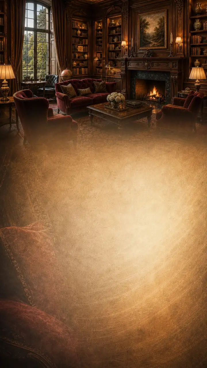 Manor library lounge