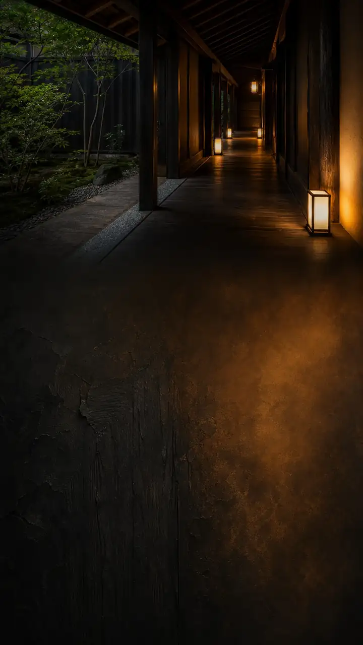 Black cedar corridor