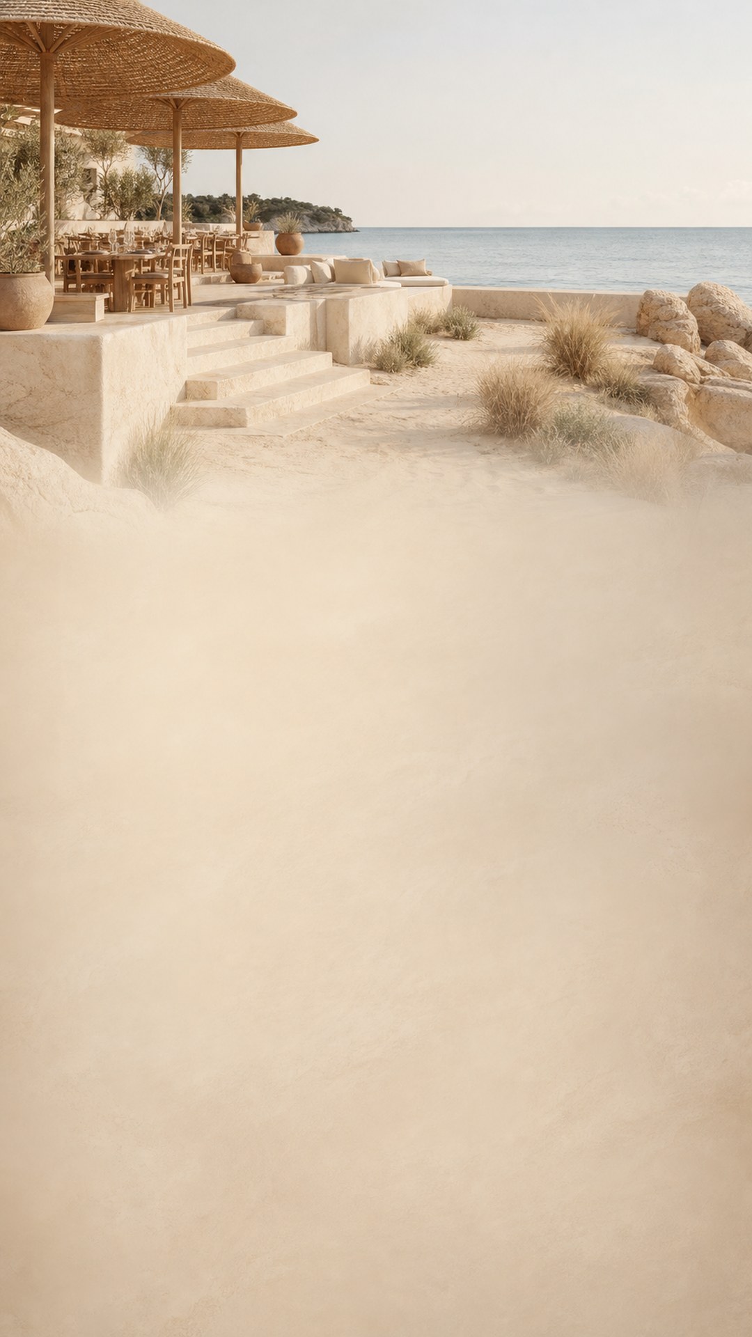 Sand minimal beach