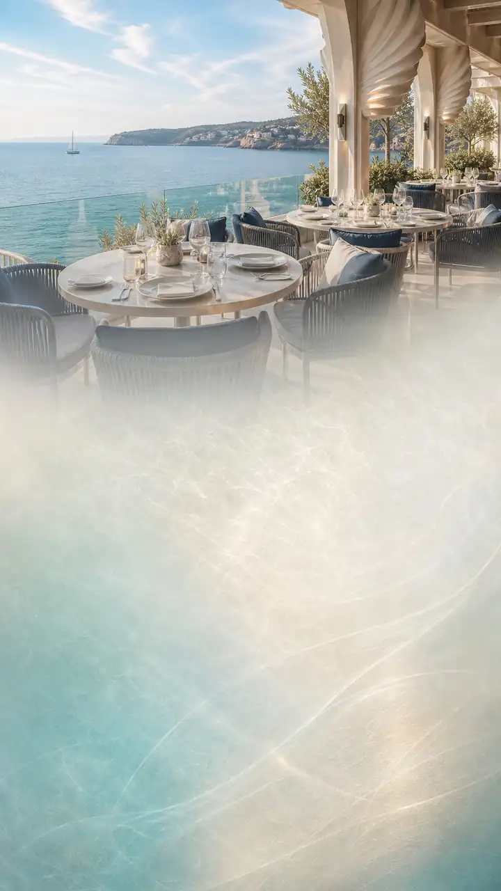 Seafood terrace coastal