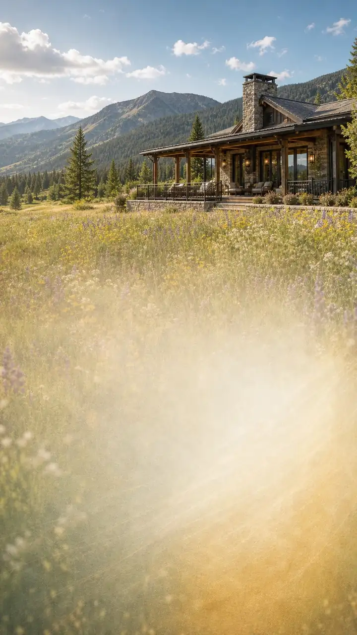 Meadow lodge arrival