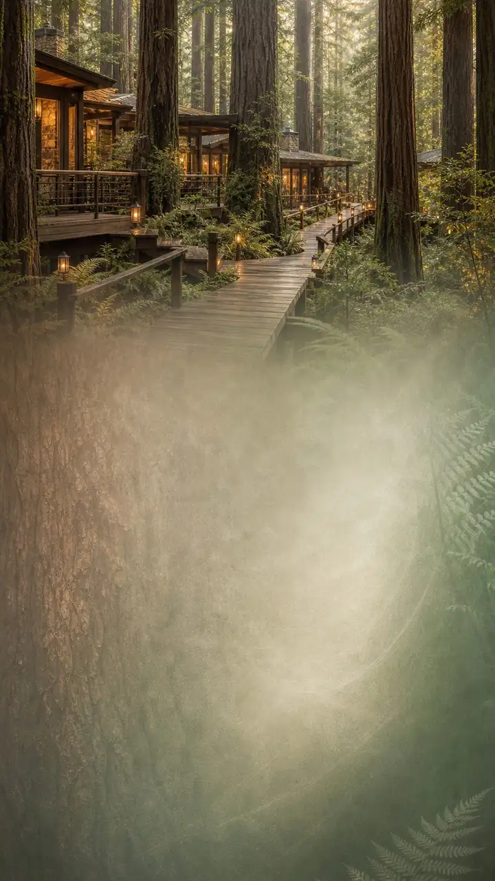 Redwood boardwalk lodge