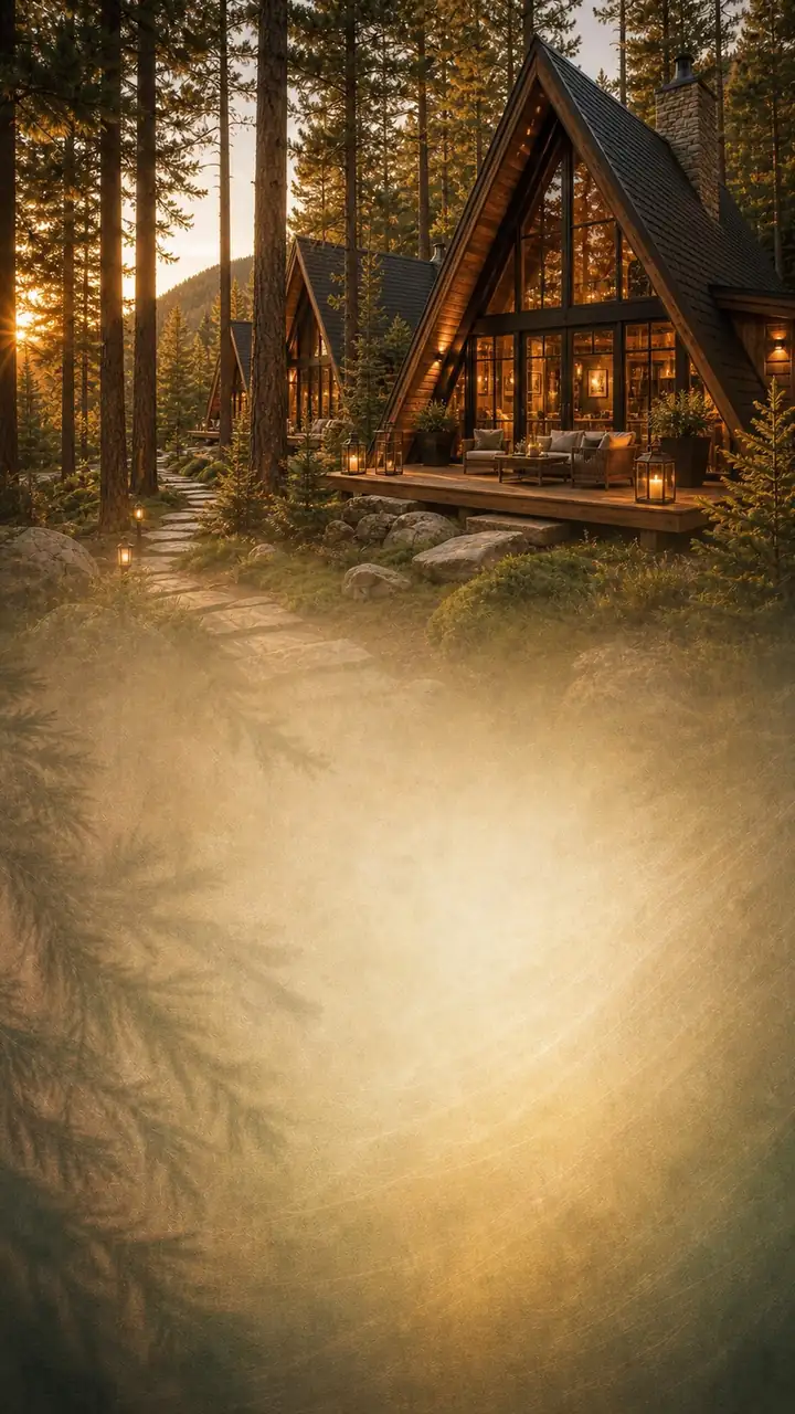 Forest A-frame retreat
