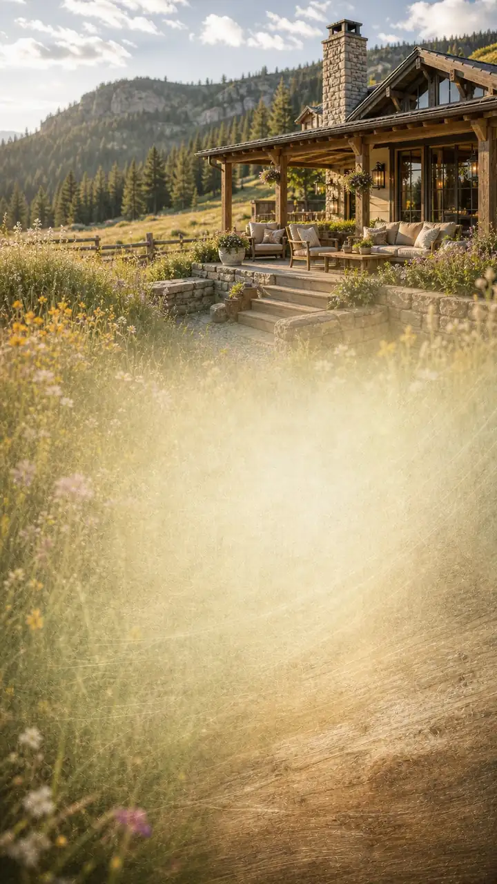 Summer meadow lodge