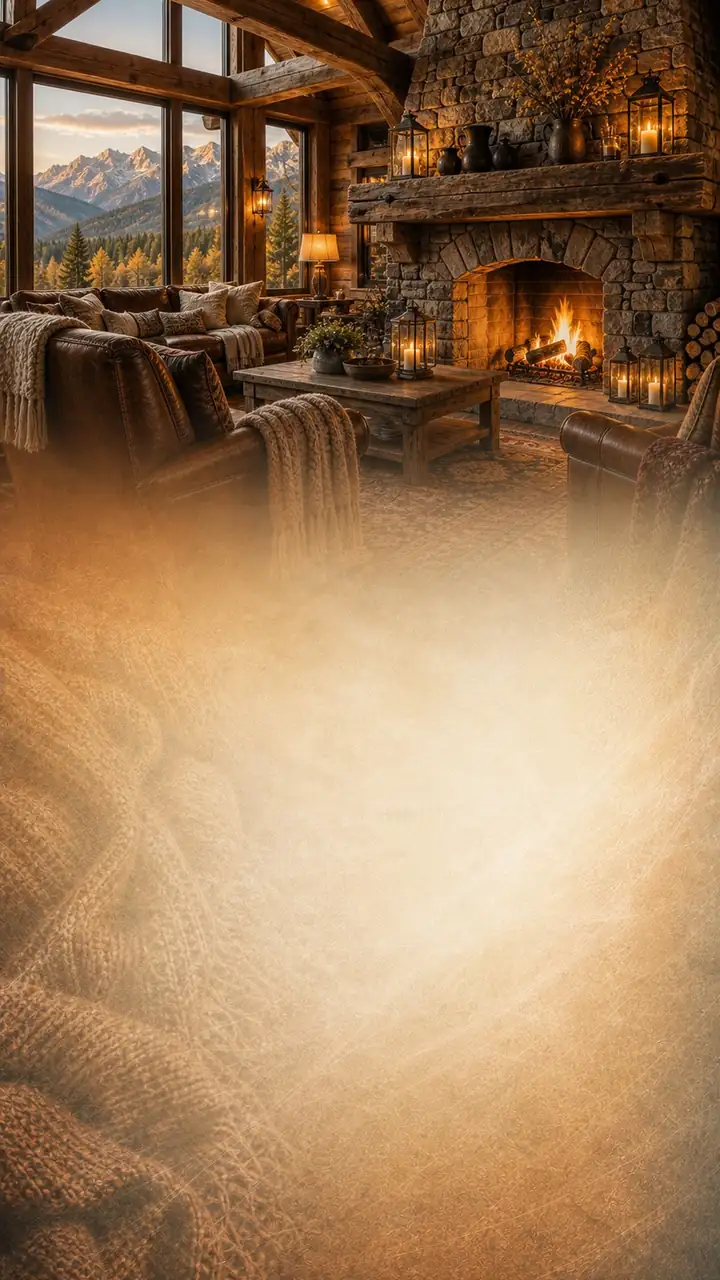 Timber hearth lodge