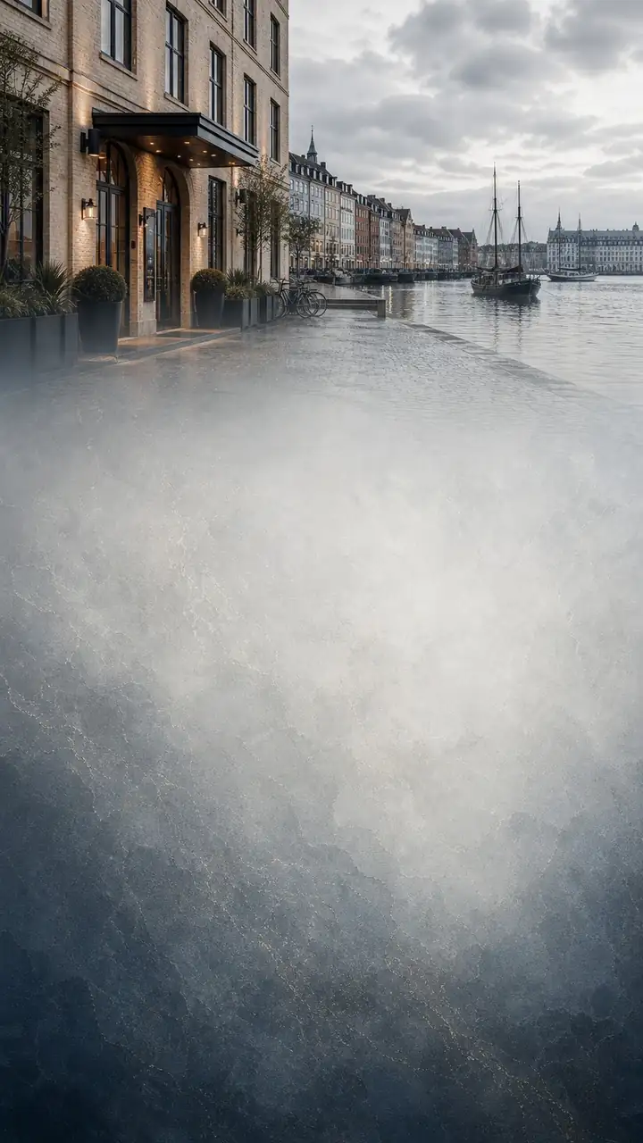 Copenhagen harbor morning