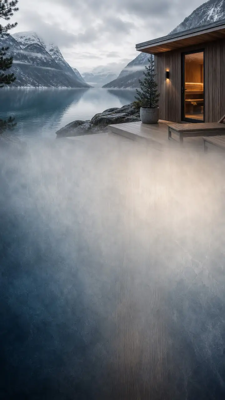 Fjord sauna deck