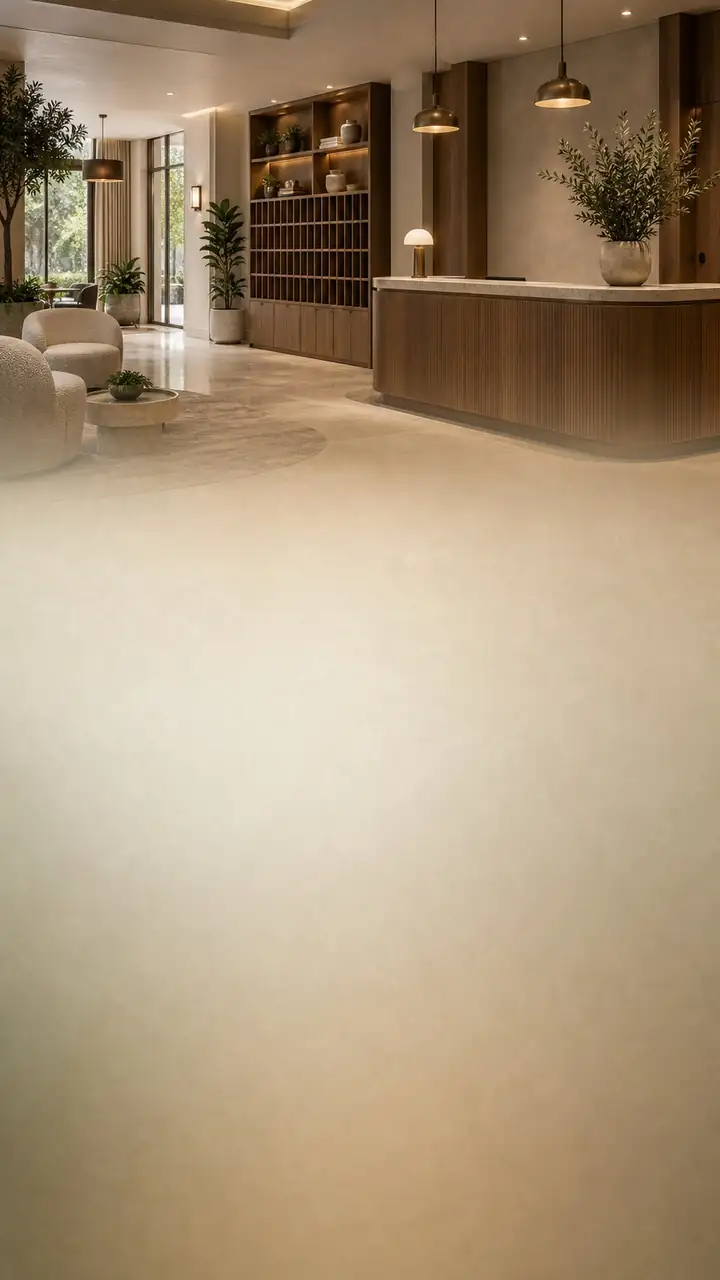 Residential lobby aparthotel