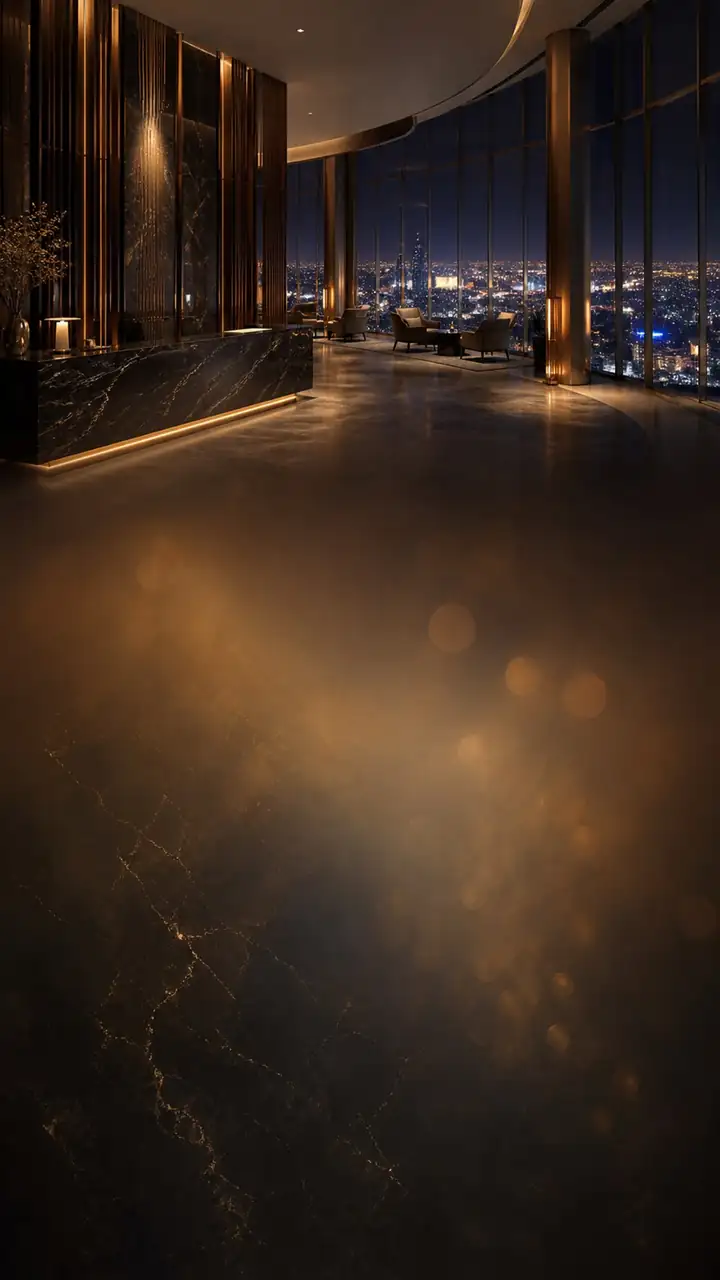 Dubai executive tower night