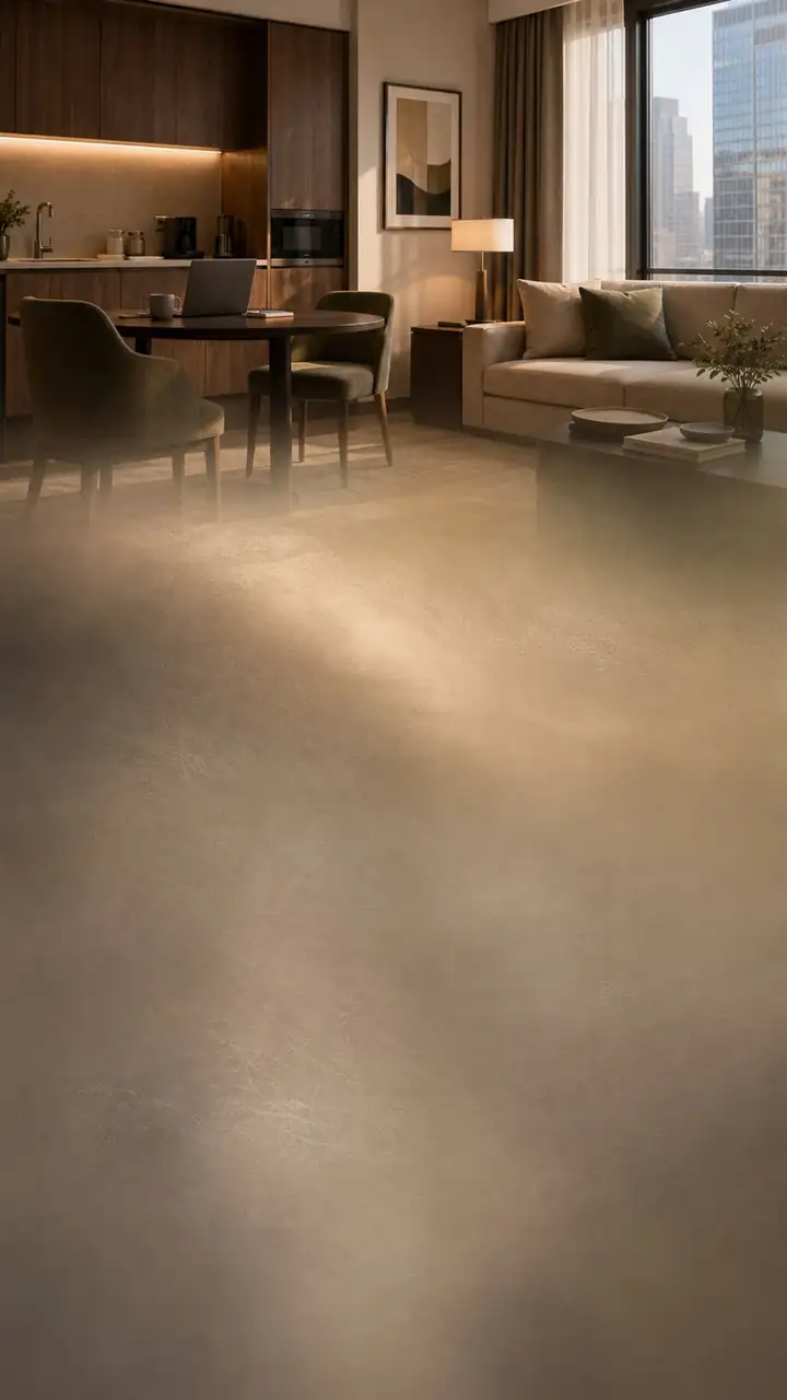Extended-stay work suite