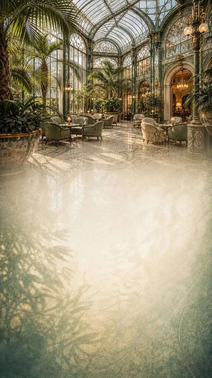 Art nouveau winter garden