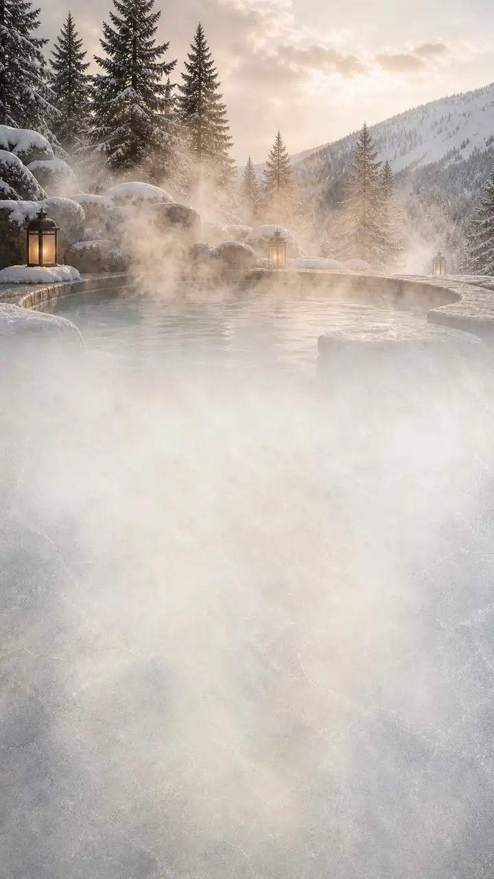 Thermal snow spa